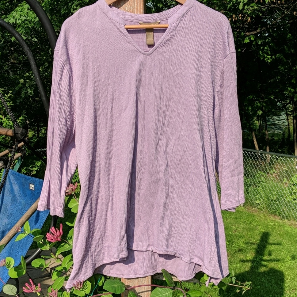 Bit & Bridle Hi/Low Top in Lavender